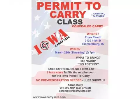 Permit to Carry Class